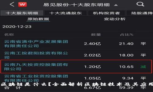 区块链是什么？全面解析区块链技术及其应用